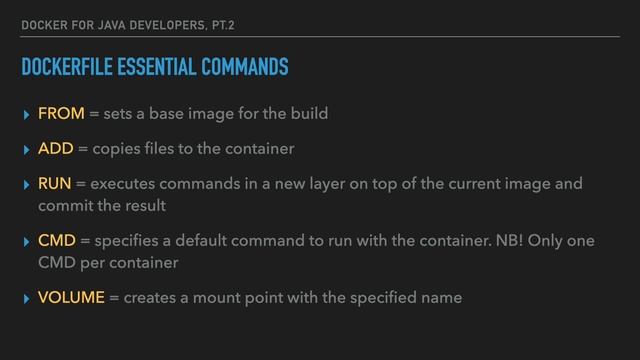 Docker for Java Developers part 2 смотреть онлайн