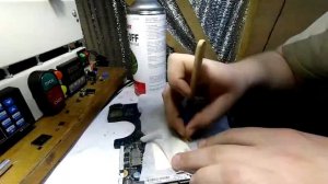 Тест очистителя для плат REXANT FLUX OFF