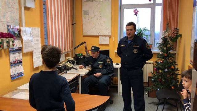 Экскурсия в пожарную часть 133 (Нижегородская область) смотреть онлайн