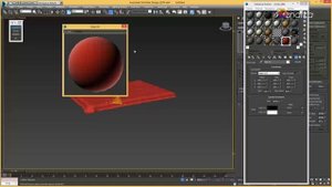 Как в 3d max назначить материал из библиотеки на объект