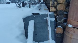 Зимний  обзор ,... на строительство столярной мастерской.
