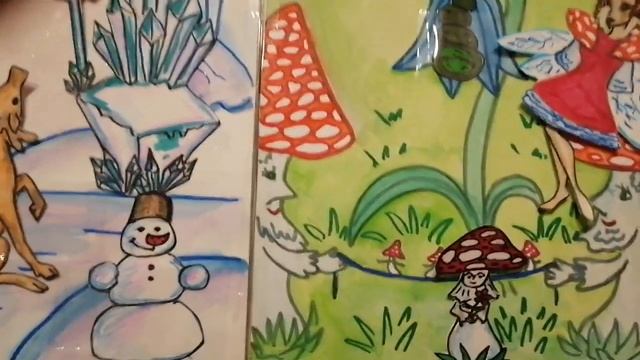 Новогодняя книжка-поделка с бумажной куклой / с наступающим! смотреть онлайн