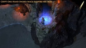 Path of Exile - Crypt One-Hand Sword/Mace/Sceptre/Axe Skin