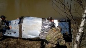 Самодельная деревянная лодка