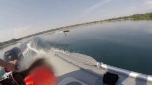 сап гладиатор 11.2  катаемся за лодкой