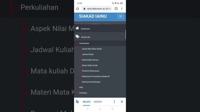 Melihat Jadwal Kuliah di SIAKAD