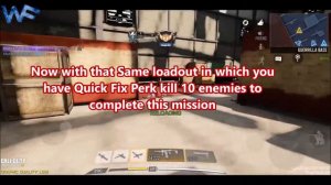 Kill 10 Enemies with Quick Fix perk equipped | Small Arms CODM | How to Kill 10 Enemies with Quick