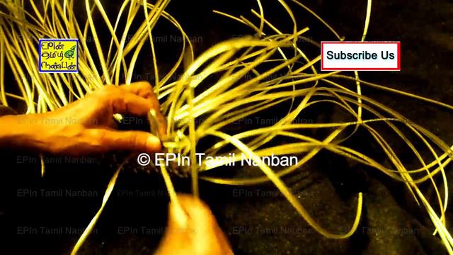 #EPIn 123 - Latest Model Golden Tray using Amla Knot, Nellikai Mudichu  Model 2