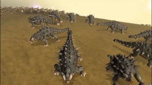 10 Ankylosaurus vs 100 Utahraptors | Dino War [S1E9] | SPORE