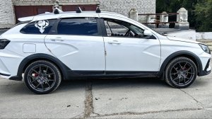 Очень мощные колёса \ диски r18 диаметра на Vesta SW робот