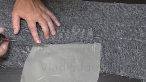 10 Обработка бокового кармана мужское пальто