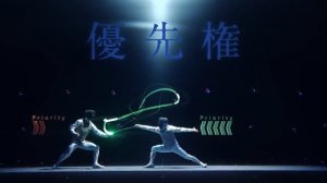 Японская реклама фехтования