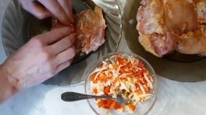 Рулетики из куриного бедра!??
