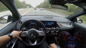 Mercedes-Benz GLA 250 максимальная скорость автобан POV
