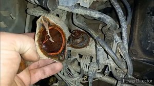 Замена термостата Хюндай Пони.