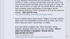 Islam and Sex With Infants and Children - Mufa'khathat