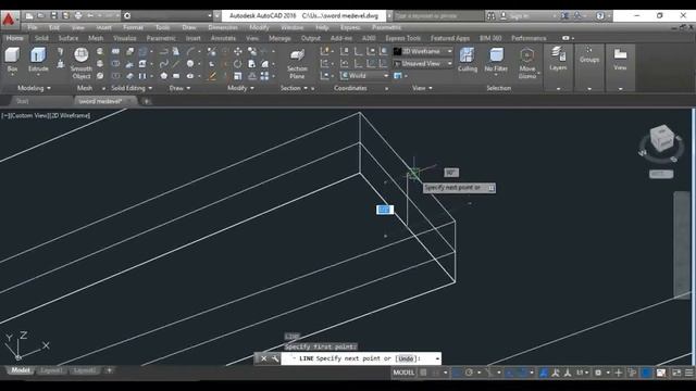 2D to 3D in Autocad _ Sword Modeling смотреть онлайн