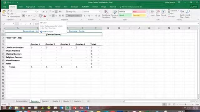 Excel 2016 Module 6 Part 8 CustomTemplates - 480p
