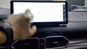 Подробный обзор работы магнитолы с экраном 12" на Mazda CX-5 2019 года.
