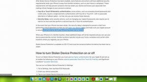 MS165- Know about Apple “Stolen Device Protection“ new feature on OS v17.3