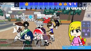 Trolling as UwU cats in Gacha online! (With a guest :D) | Roblox Gacha Online
