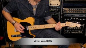 Fender American Original 50s Telecaster Sound Demo (no talking)