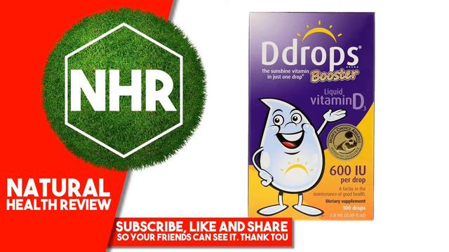 Ddrops, Booster, Liquid Vitamin D3, 600 IU, 0 09 fl oz 2 8 ml смотреть онлайн