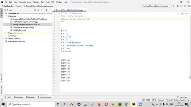 Multi Line Comments (Selenium Python - Session 32) смотреть онлайн