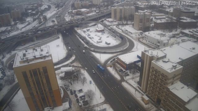 Москва - Нижегородская улица - веб камера 26.02.2021 10:55