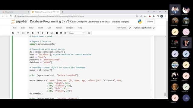 Understanding DML and DQL queries through Python Programming with MySQL Database смотреть онлайн
