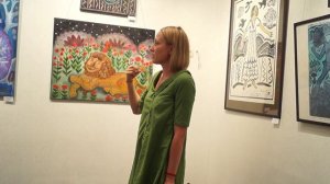 Елена Лихацкая о своей выставке в арт-галерее Романовых (2018 год)