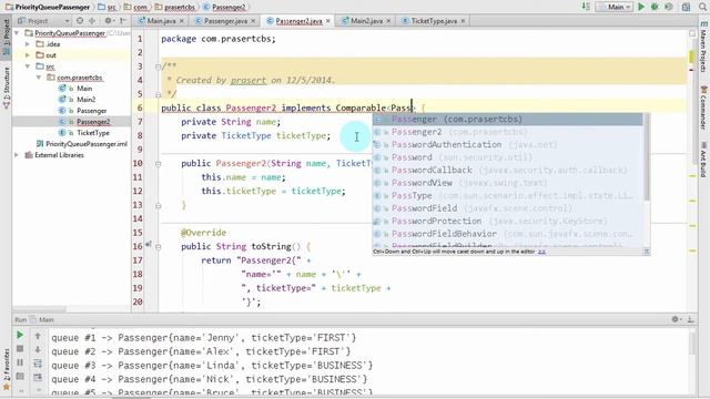 สอน Java: การใช้ PriorityQueue เพื่อจัดลำดับผู้โดยสารขึ้นเครื่องบินตามประเภทตั๋วโดยสาร ตอนที่ 2 смотреть онлайн