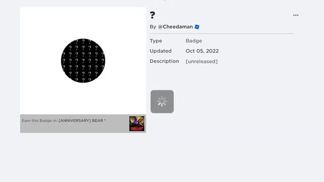 Roblox bear* | new badge! | Halloween update soon! смотреть онлайн