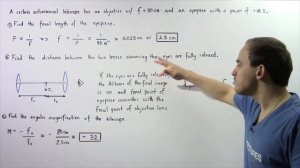 Refracting Telescope Example