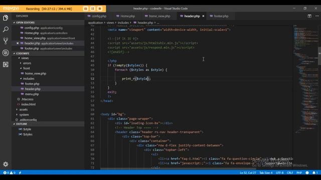 Codeigniter Ecommerce Website - Login Register - Part 1 смотреть онлайн