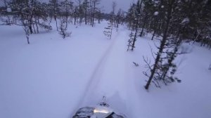 ЗАЕЗД В ИЗБУ С ЖЕНОЙ НА СНЕГОХОДЕ БУРАН АДЕ. ПРОБИВАЛИСЬ 6 ЧАСОВ