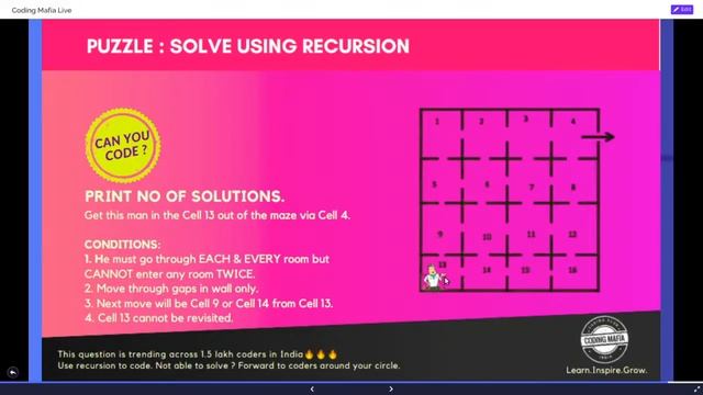 Why Competitive Programming ? | ? Recursion & Backtracking смотреть онлайн