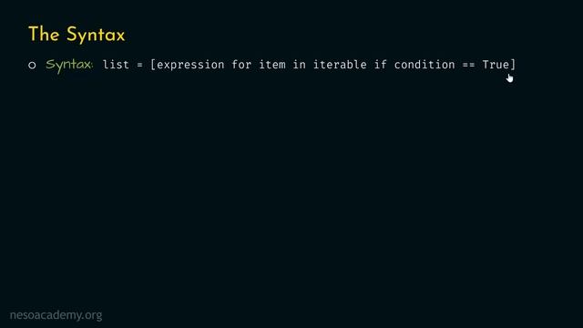 List Comprehension in Python