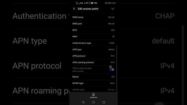 Rain 4G simcard Correct APN settings for fastest and most stable for gaming South Africa