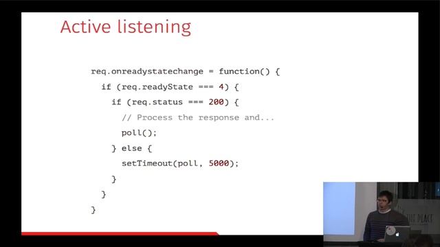 Robert Kawecki: Retro JS talk: modern browser communications [EN] - WarsawJS Meetup #30 смотреть онлайн