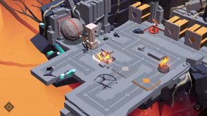 Lara Croft GO. 6 Огненная Пещера. 2 Лавовые Озёра