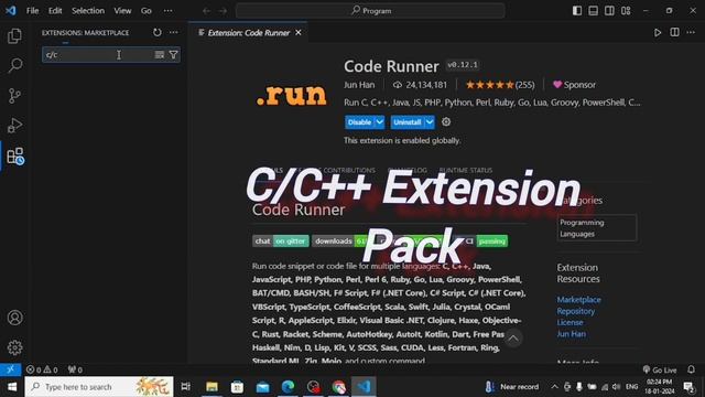 How to run a C program in Visual Studio Code #cprogramming