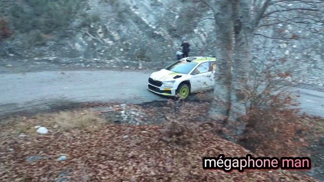 test rallye monte Carlo 2023 Sami pajari Skoda Fabia RS rallye 2