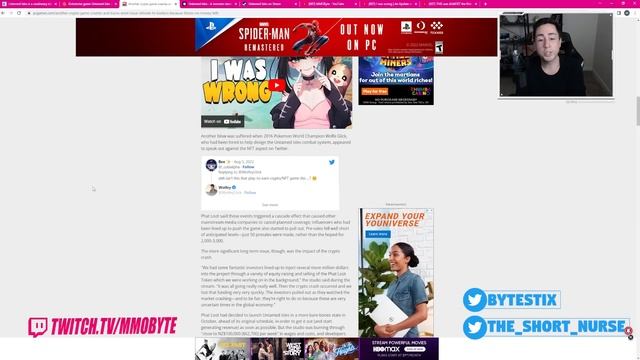 Untamed Isles Blame ME For Killing Their MMO смотреть онлайн