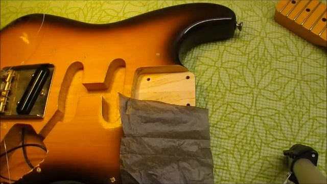 Fitting a Fender style Neck смотреть онлайн