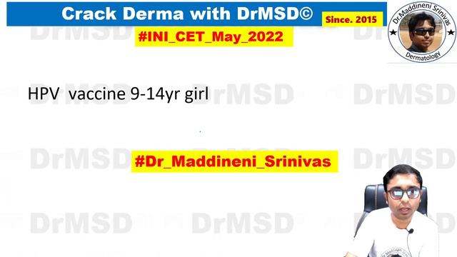 INICET MAY 2022 | Dermatology Recall Question Analysis | Crack Derma with Dr Maddineni Srinivas |
