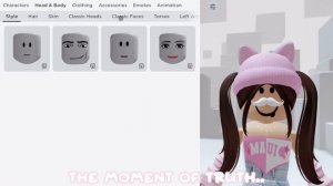 NEW ROBLOX CUSTOM FREE FACES ?