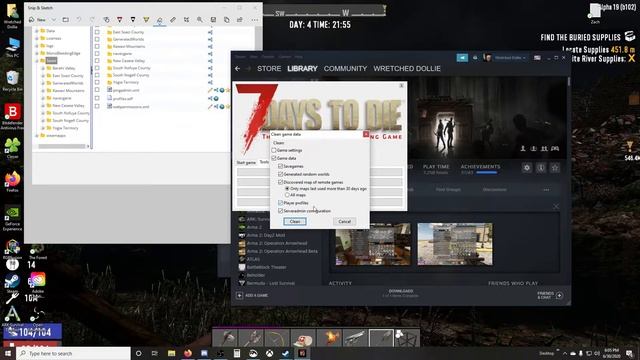 How to delete old 7 Days to Die game saves смотреть онлайн