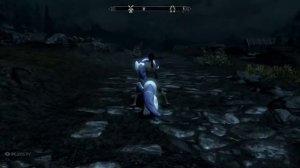 Rarity´s ride to Weißlauf with Mr. Franconian in Skyrim