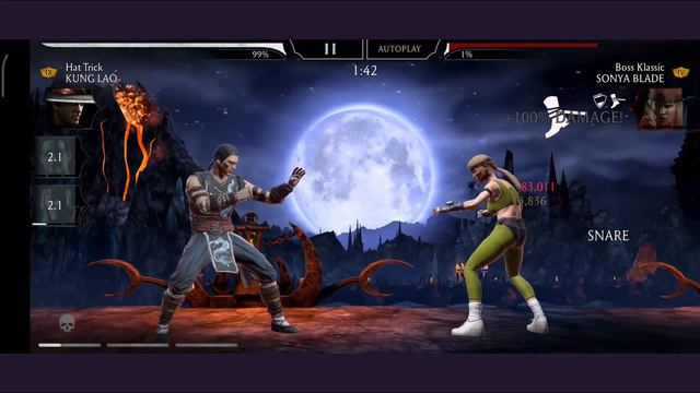 Klassic Sonya Blade Challenge | Sonya Blade Challenge All Boss Matches | MK Mobile Challenge